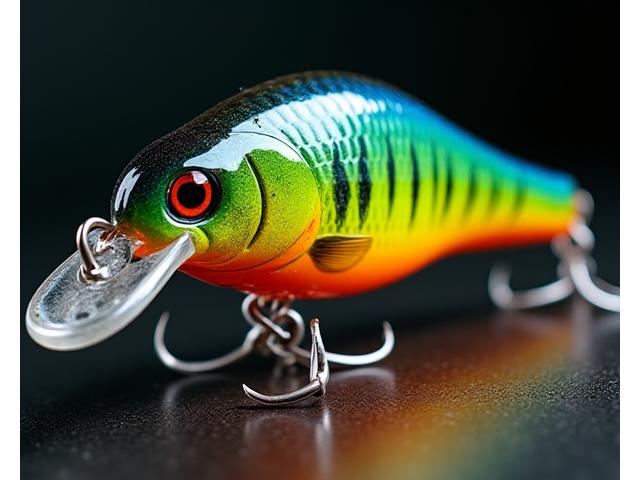 AlpenAngler Crankbait, handbemalt mit sichtbaren Details