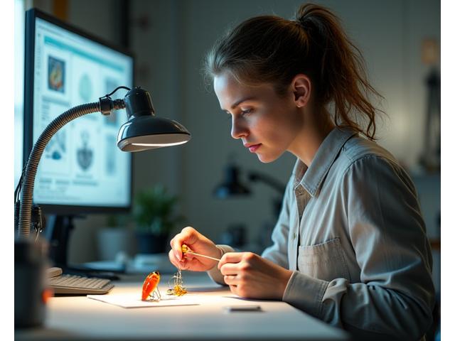 Porträt von Dr. Anna Keller, Produktentwicklerin und Köder-Designerin